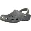 Crocs Unisex-Adult Classic Graphic Clogs(Slate Grey/Light Grey)
