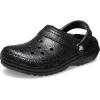 Crocs Unisex-Adult Classic Lined Clog(Black)