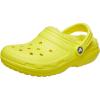 Crocs Unisex-Adult Classic Lined Clog(Cyber Yellow)
