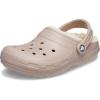 Crocs Unisex-Adult Classic Lined Clog(Mushroom/Bone)