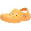 Crocs Unisex-Adult Classic Lined Clog(Orange Sorbet)