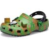 Crocs Unisex-Adult Classic Minecraft Clogs(Multi Green)