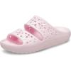 Crocs Unisex-Adult Classic Sandals 2.0 with Floral Cutout Design Slide(Pink Milk)