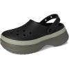 Crocs Unisex-Adult Classic Stacked Clogs Platform Platform(Black)