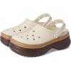 Crocs Unisex-Adult Classic Stacked Clogs Platform Platform(Mocha)