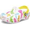Crocs Unisex-Child Classic Graphic Clog(Butterfly/White)
