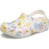 Crocs Unisex-Child Classic Graphic Clog(Chalk)
