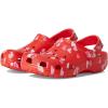 Crocs Unisex-Child Classic Graphic Clog(Cherry Red)