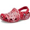 Crocs Unisex-Child Classic Graphic Clog(Multi/Holiday Sweater)