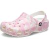 Crocs Unisex-Child Classic Graphic Clog(Pink Tweed)
