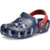 Crocs Unisex-Child Classic Graphic Clog(Rocket/Clouds)