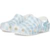 Crocs Unisex-Child Classic Graphic Clog(White/Blue)