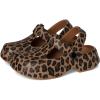 Crocs Unisex-Child Classic Mary Jane Clogs (Toddler)(Sepia/Leopard)