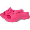 Crocs Women’s Bae Slide Platform Sandals(Dragon Fruit)