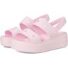 Crocs Women’s Brooklyn 4U Low Wedges, Platform Wedge Sandals for Women(Pink Milk)