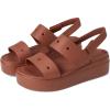 Crocs Women’s Brooklyn 4U Low Wedges, Platform Wedge Sandals for Women(Rust)