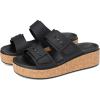 Crocs Women’s Brooklyn Cork Buckle Sandals(Black)