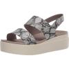Crocs Women’s Brooklyn Low Wedge Sandals(Multi/Stucco)