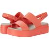 Crocs Women’s Brooklyn Low Wedge Sandals(Spicy Orange/Spicy Orange)