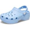 Crocs Women’s Classic Platform Clog(Blue Calcite)
