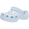 Crocs Women’s Classic Platform Clog(Mineral Blue)