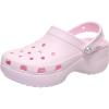 Crocs Women’s Classic Platform Clog(Pink Milk)