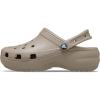 Crocs Women’s Classic Platform Clog(Taupe)