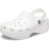 Crocs Women’s Classic Platform Clog(White)