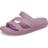 Crocs Women’s Getaway Strappy Sandals(Pink Milk Glitter)