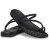 Crocs Women’s Miami Toe Loop Sandals(Black)