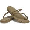 Crocs Women’s Miami Toe Loop Sandals(Sepia Metallic)