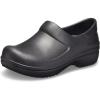 Crocs Women’s Neria Pro II Clogs, Slip Resistant Work Shoes for Women(Black)