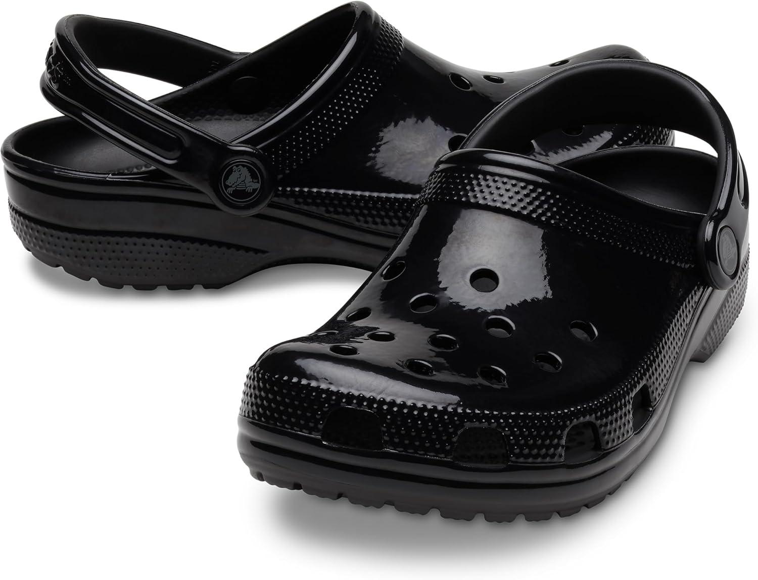 imageCrocs AdultUnisex Classic High Shine ClogBlack High Shine