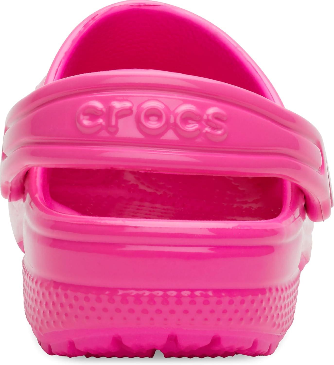imageCrocs AdultUnisex Classic High Shine ClogPink Crush