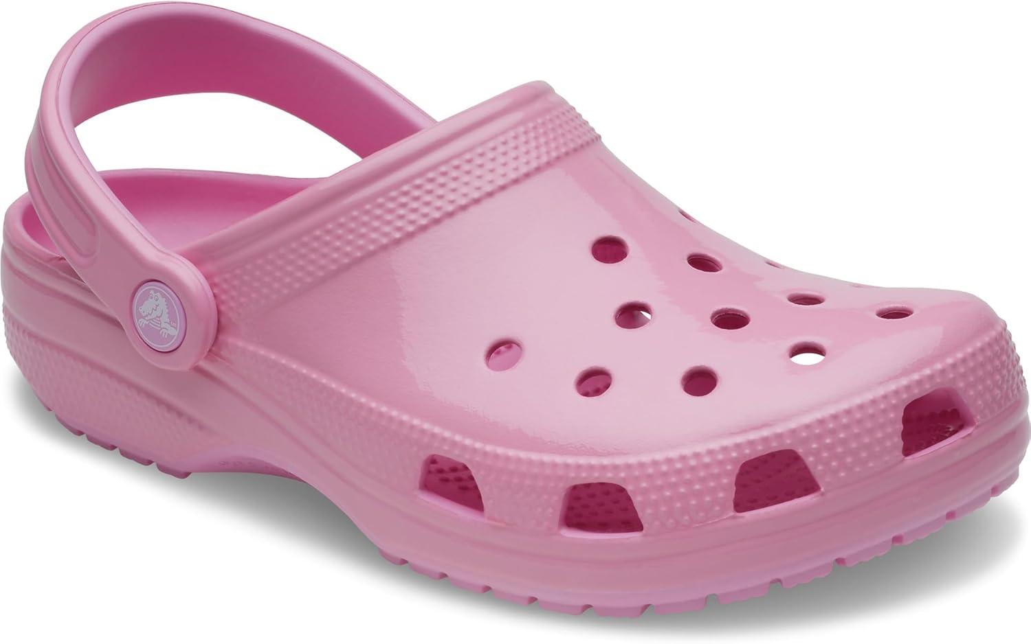 imageCrocs AdultUnisex Classic High Shine ClogPink Tweed High Shine