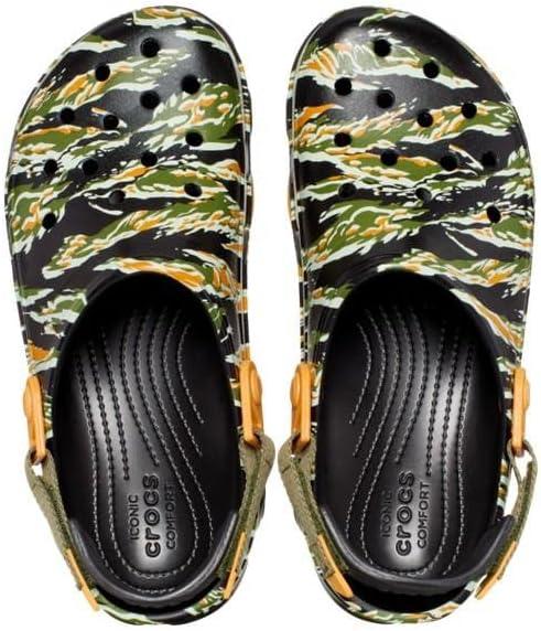 imageCrocs Unisex Adult AllTerrain Camo ClogsBlackMulti