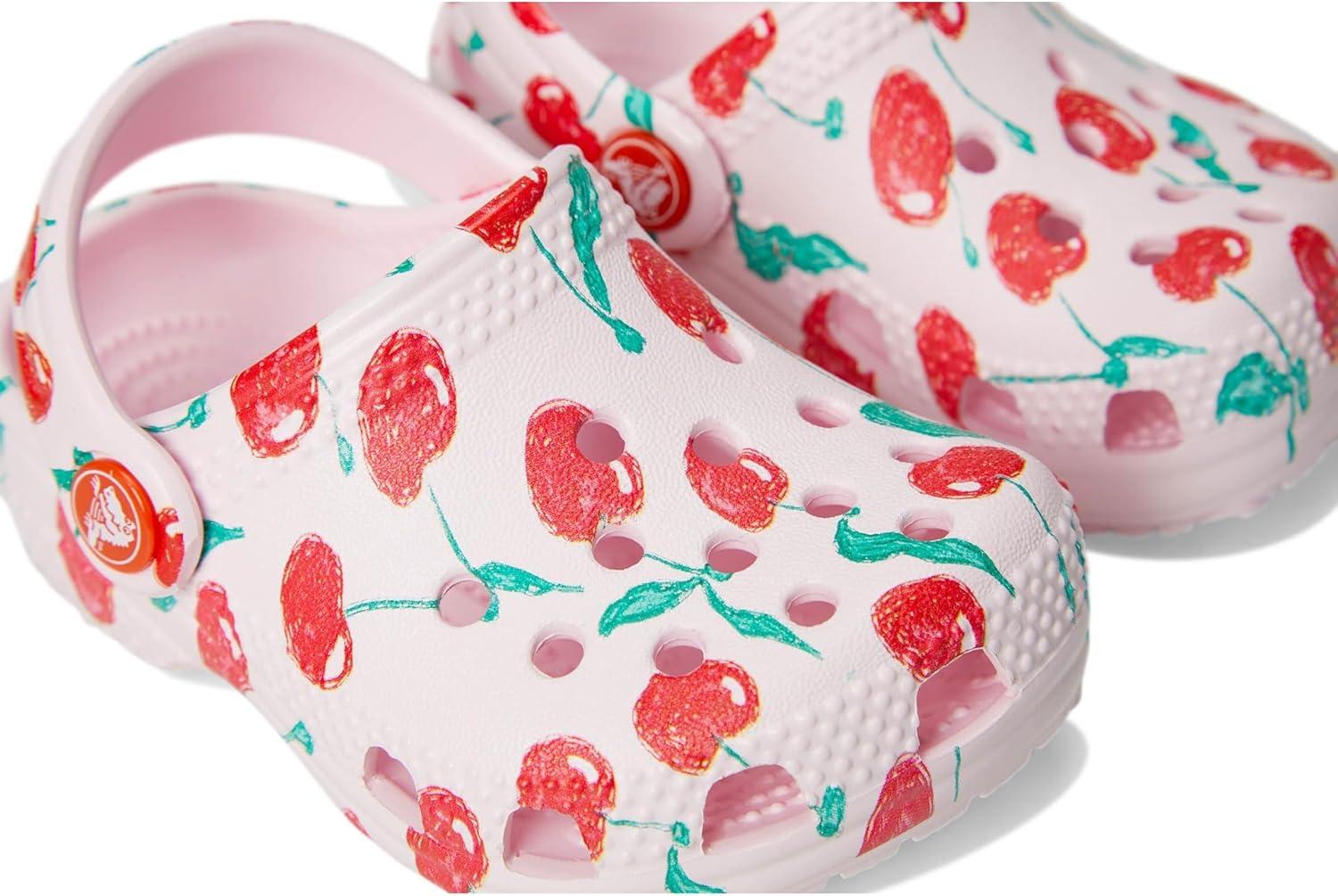 imageCrocs Unisex Child Littles Clogs Infant and Baby Shoes for Girls and BoysPink MilkCherries