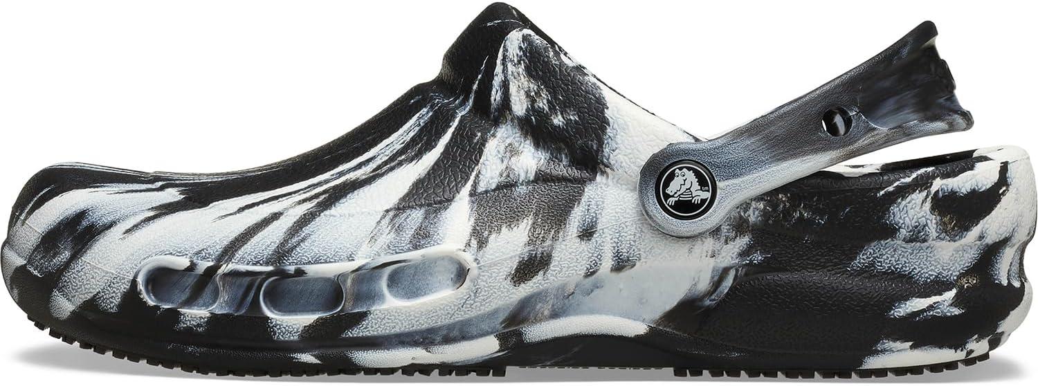 imageCrocs UnisexAdult Bistro Clogs Slip Resistant Work ShoesBlackWhite
