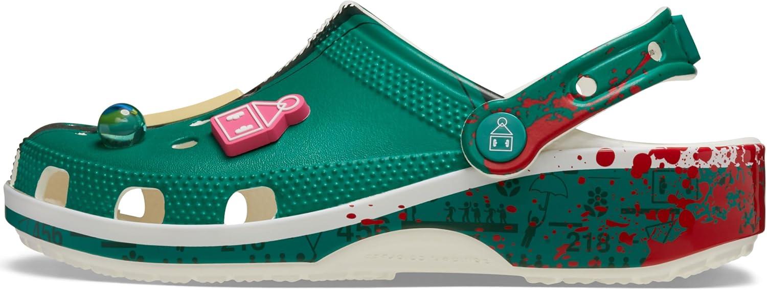 imageCrocs UnisexAdult Squid Game Classic ClogsMulti