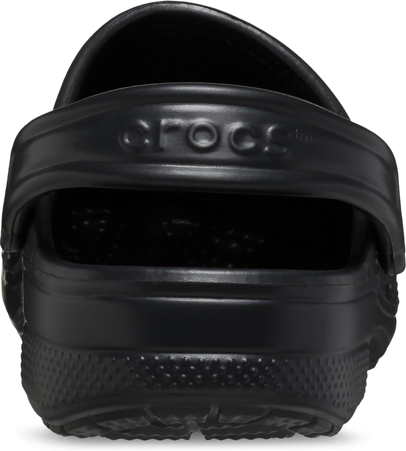 imageCrocs UnisexAdult Via Clogs Slipon Shoes for Men and WomenBlack