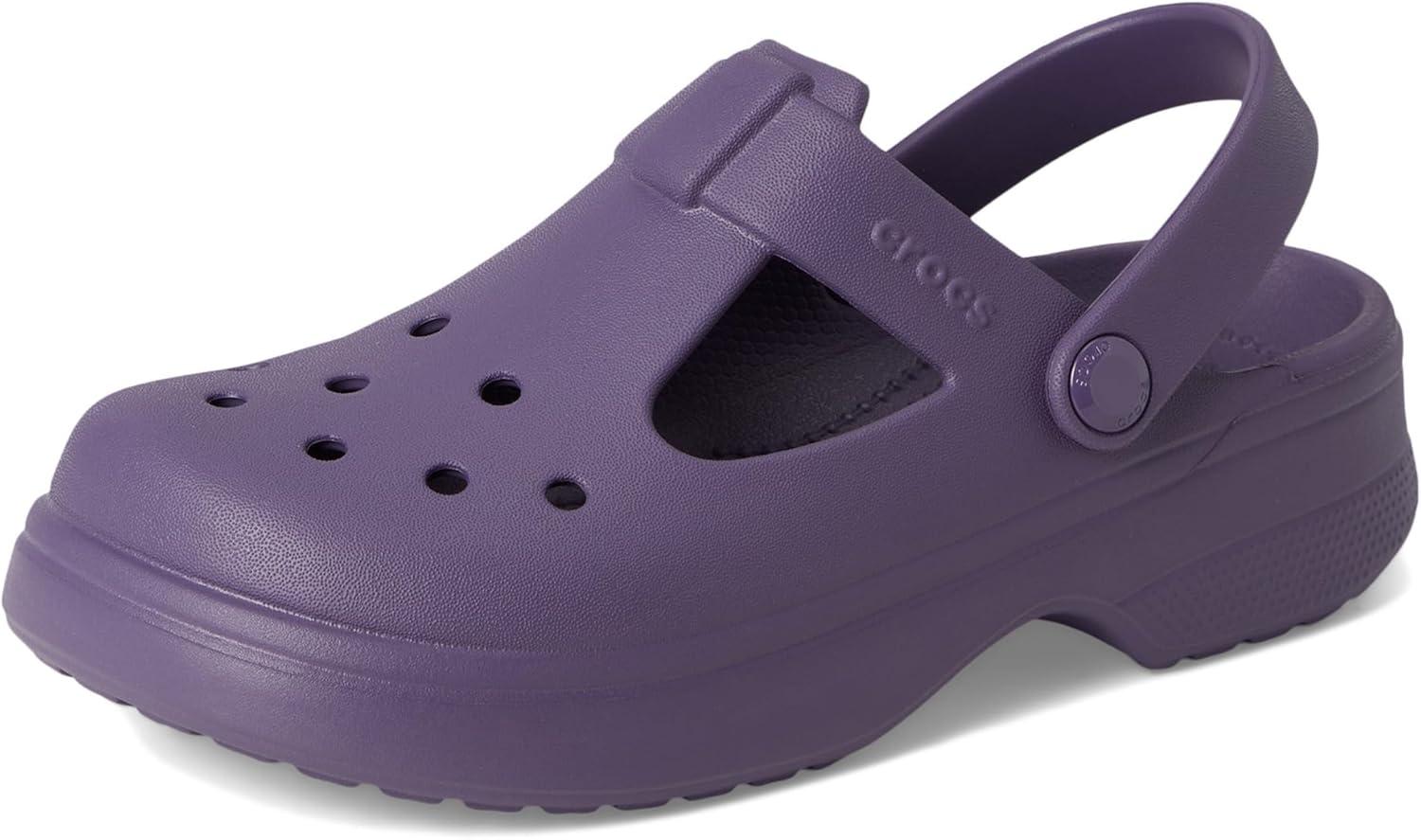 imageCrocs UnisexChild Classic Mary Jane Clogs Little KidBig KidNightshade
