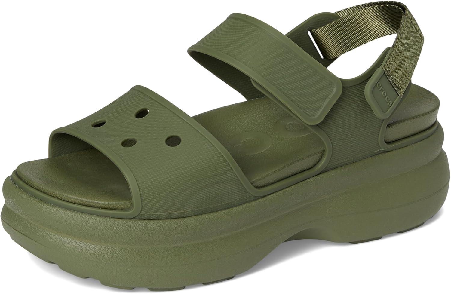 imageCrocs Womens Soho Y Strap SandalsArmy Green