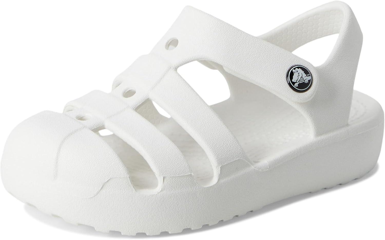 imageCrocs unisexchild Classic Fisherman Sandals ToddlerWhite