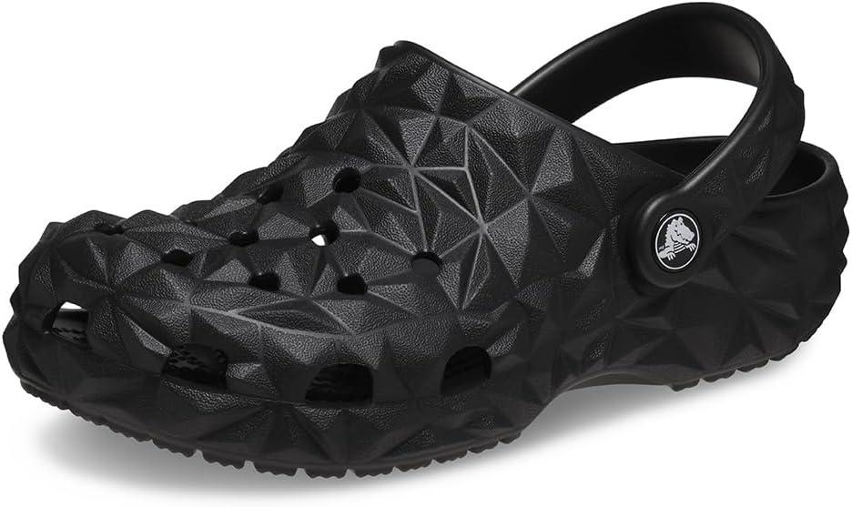 imageCrocs unisexchild Classic Geometric ClogBlack