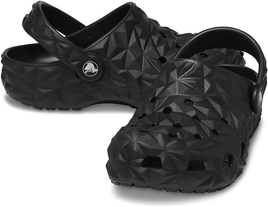 imageCrocs unisexchild Classic Geometric ClogBlack