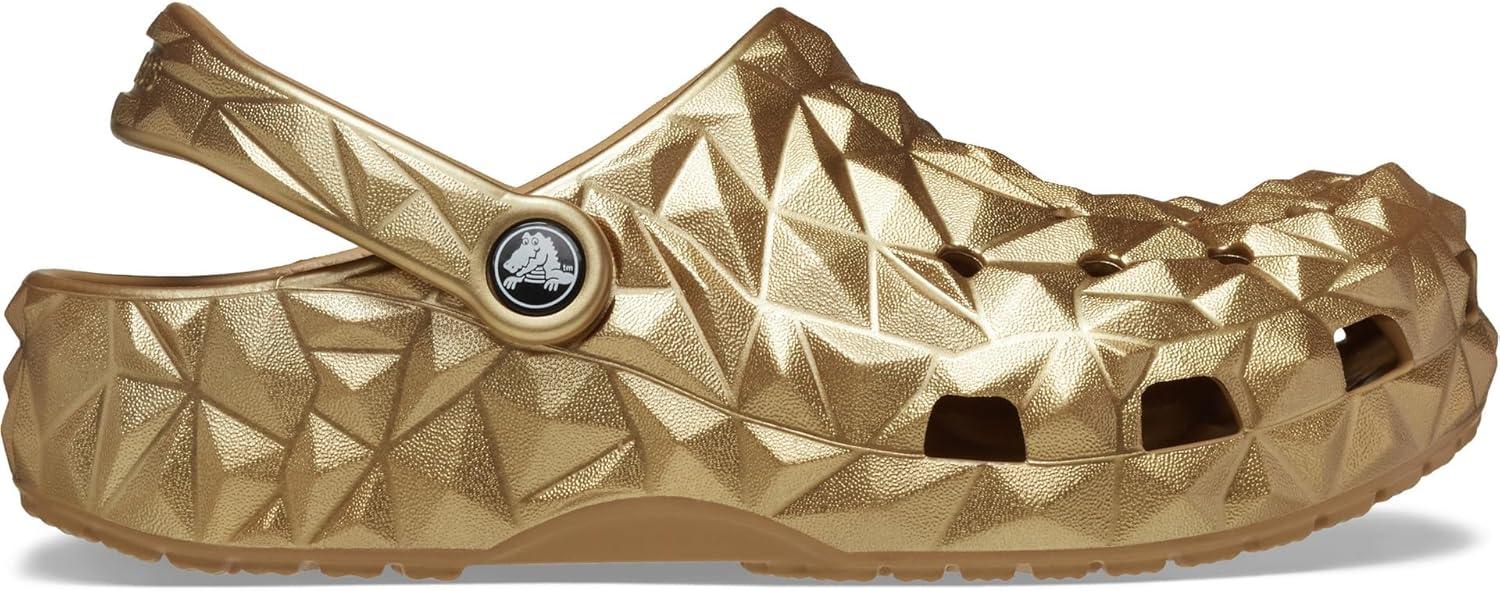 imageCrocs unisexchild Classic Geometric ClogGold