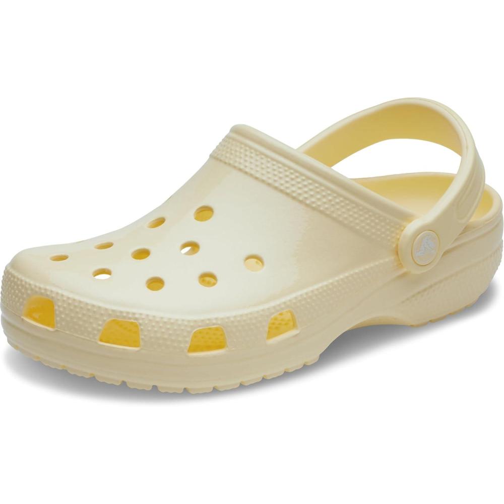 imageCrocs AdultUnisex Classic High Shine ClogButtercream