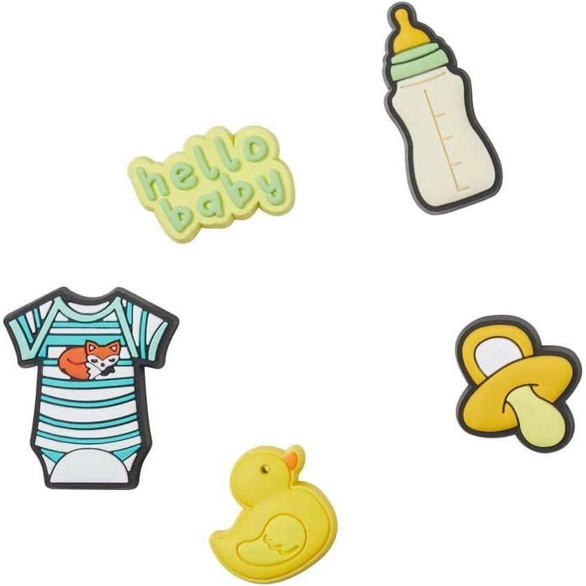 imageCrocs Jibbitz 5Pack Trendy Shoe Charms  JibbitzBaby Boom 5Pack
