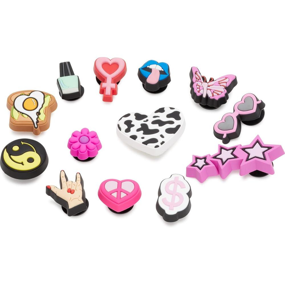 imageCrocs Jibbitz 5Pack Trendy Shoe Charms JibbitzStyle Girl