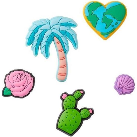 imageCrocs Jibbitz 5Pack Trendy Shoe Charms JibbitzTropical Luv